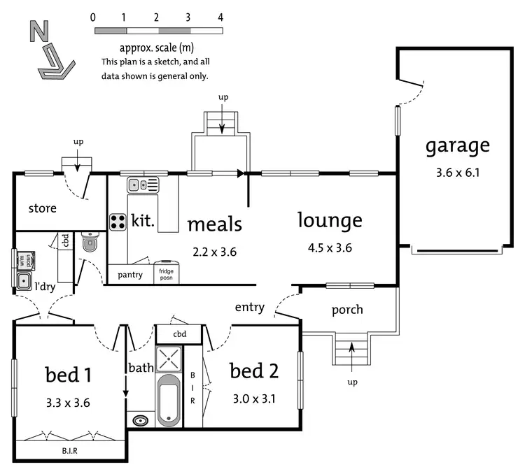 Floorplan of Homely unit listing, 3/40 Doysal Avenue, Ferntree Gully VIC 3156