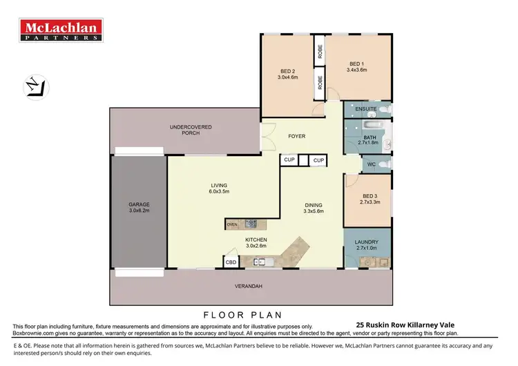 Floorplan of Homely house listing, 25 Ruskin Row, Killarney Vale NSW 2261
