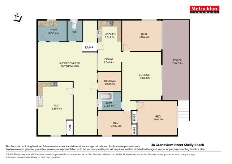 Floorplan of Homely house listing, 38 Grandview Street, Shelly Beach NSW 2261