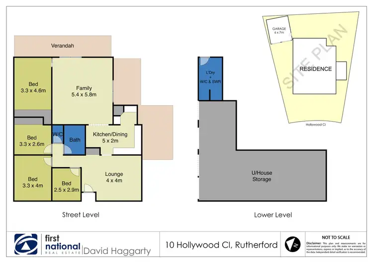 Floorplan of Homely house listing, 10 Hollywood Close, Rutherford NSW 2320