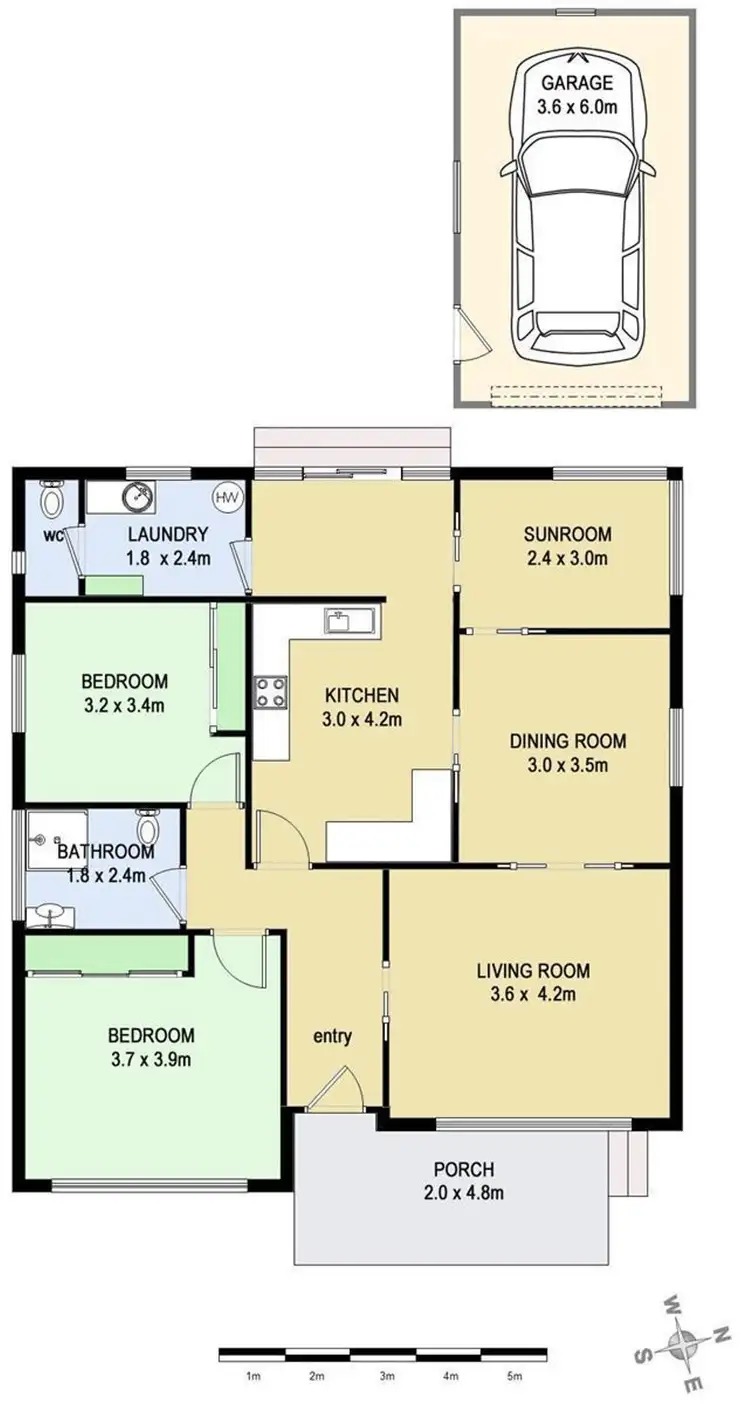 Floorplan of Homely house listing, 127 Bridges Road, New Lambton NSW 2305