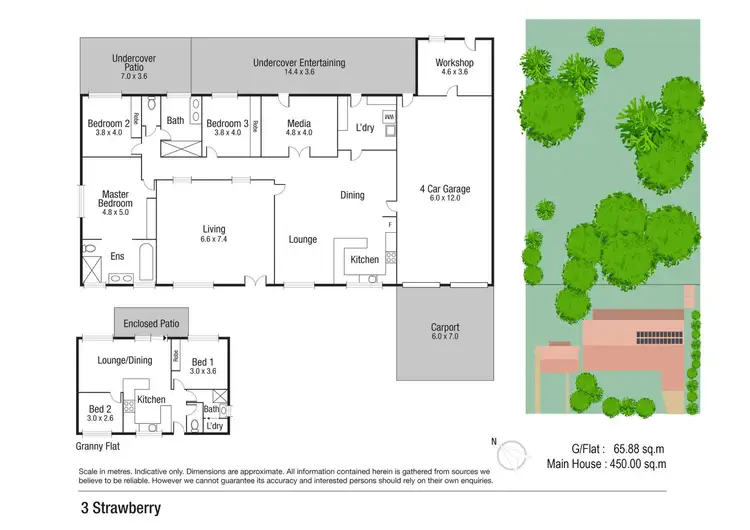 Floorplan of Homely house listing, 3 Strawberry Road, Kelso QLD 4815