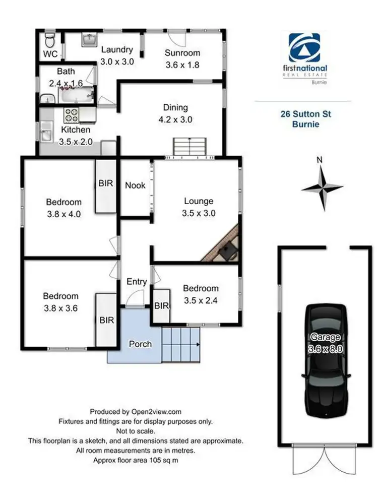 Floorplan of Homely house listing, 26 Sutton Street, Hillcrest TAS 7320