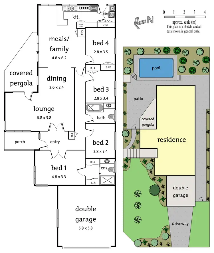 Floorplan of Homely house listing, 44 Council Street, Doncaster VIC 3108