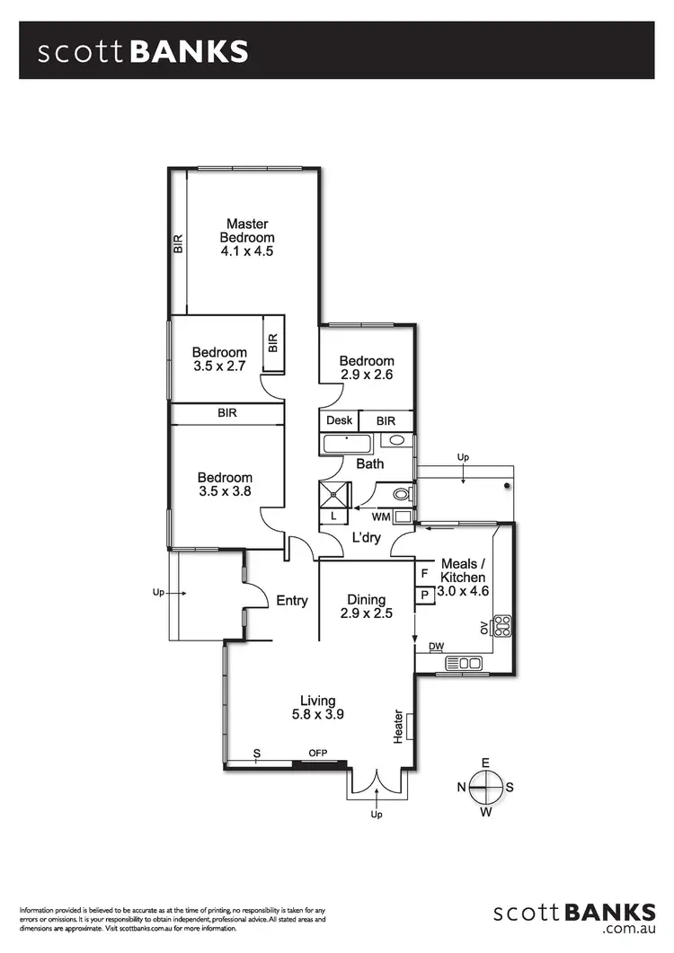 Floorplan of Homely house listing, 1/26 Coolabah Street, Mentone VIC 3194