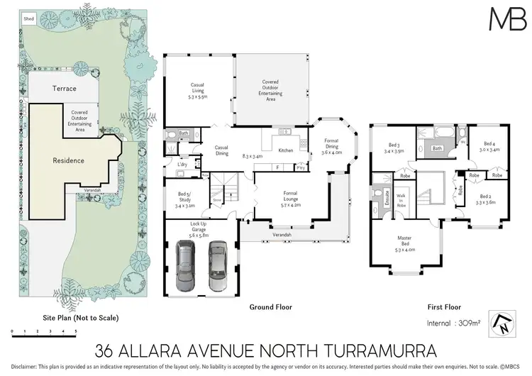 Floorplan of Homely house listing, 36 Allara Avenue, Turramurra NSW 2074