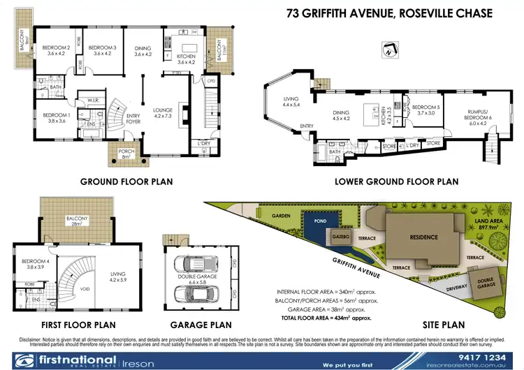 Floorplan of Homely house listing, 73 Griffith Avenue, Roseville Chase NSW 2069