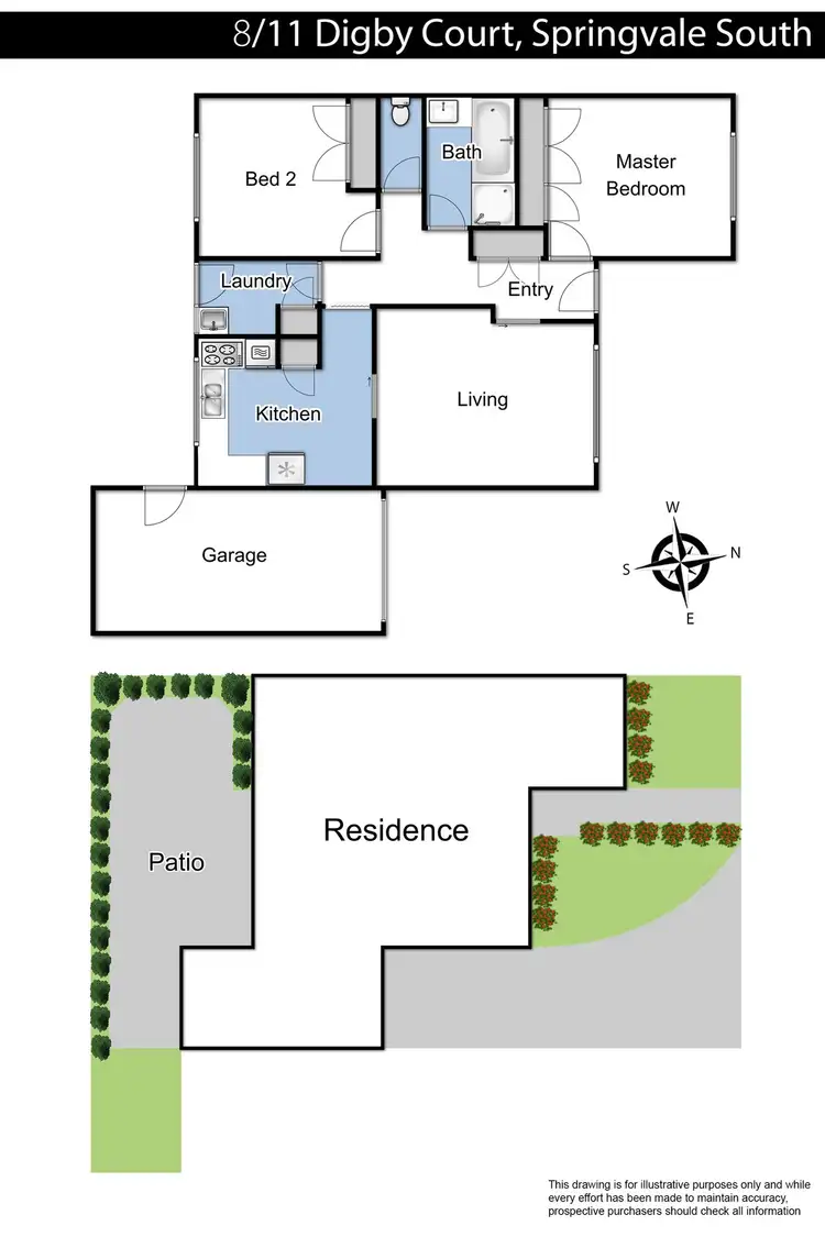 Floorplan of Homely house listing, 8/11 Digby Court, Springvale South VIC 3172
