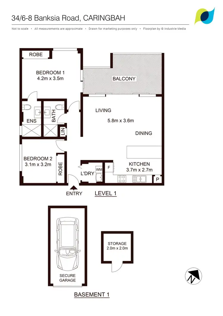 Floorplan of Homely apartment listing, 34/6-8 Banksia Road, Caringbah NSW 2229