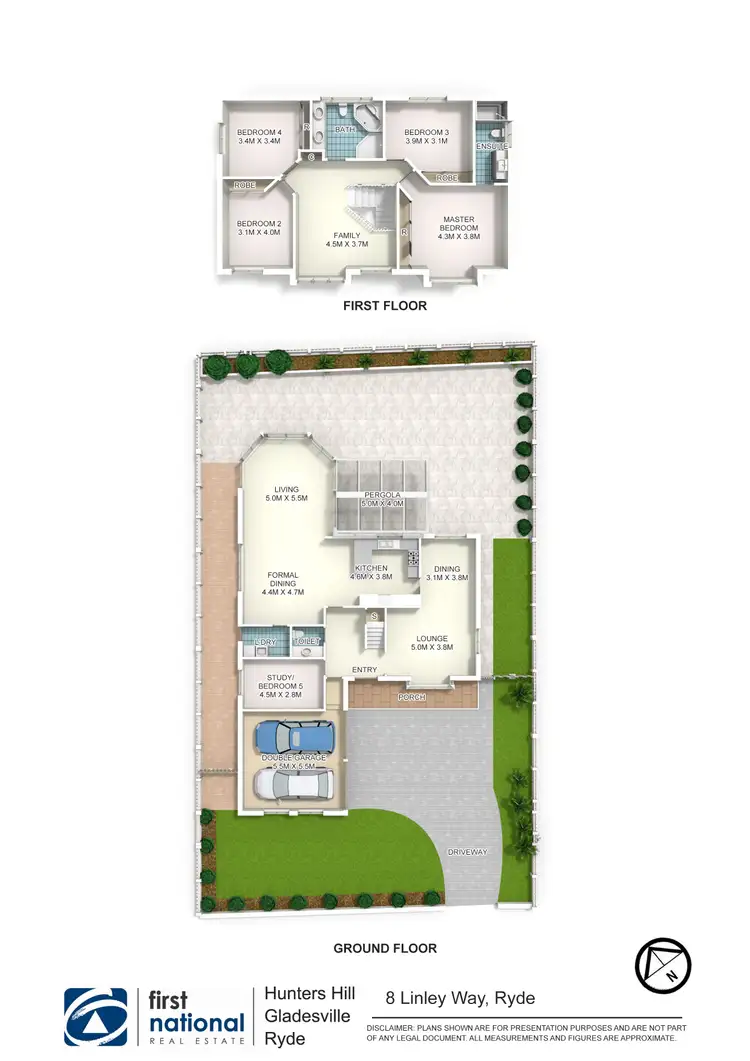 Floorplan of Homely house listing, 8 Linley Way, Ryde NSW 2112