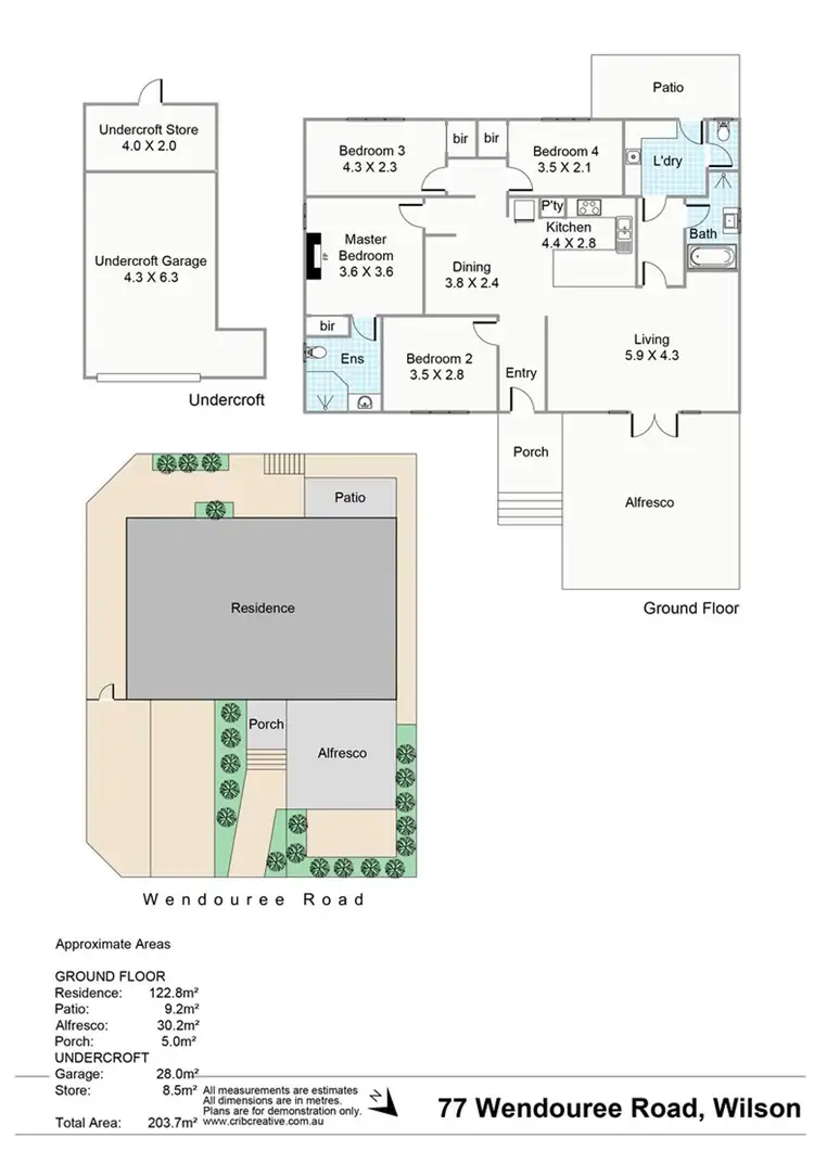 Floorplan of Homely house listing, 77 Wendouree Road, Wilson WA 6107