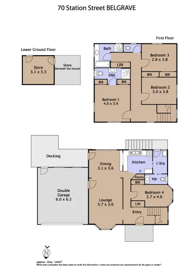 Floorplan of Homely house listing, 70 Station Street, Belgrave VIC 3160