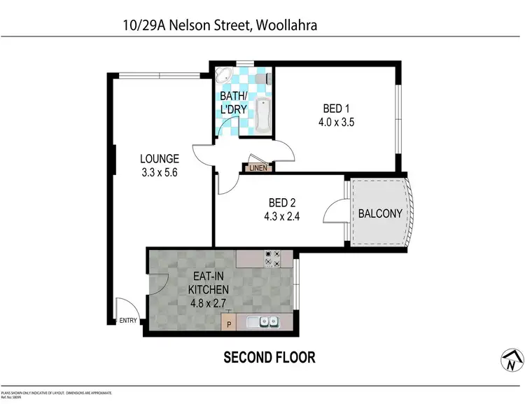 Floorplan of Homely apartment listing, 10/29A Nelson Street, Woollahra NSW 2025