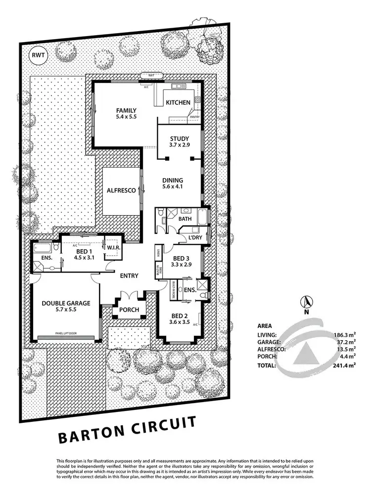 Floorplan of Homely house listing, 34 Barton Circuit, Mount Barker SA 5251
