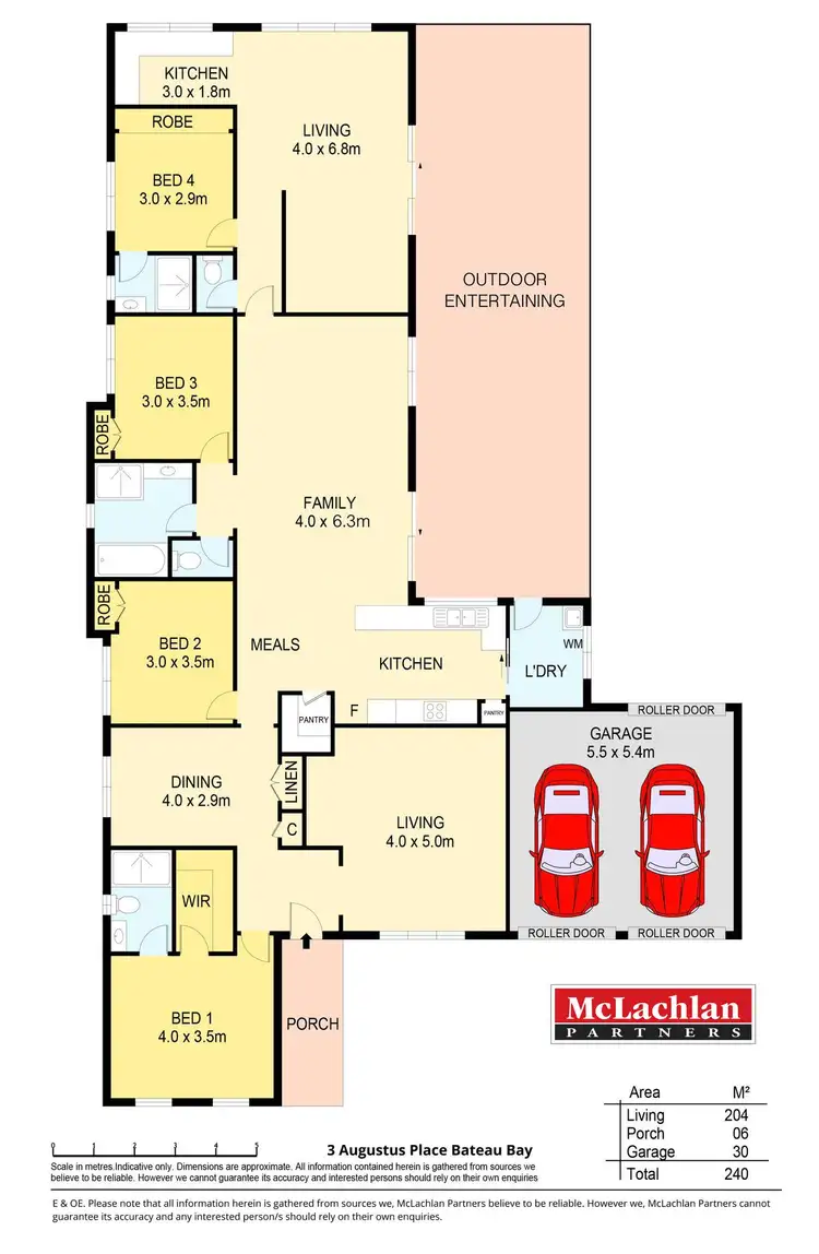 Floorplan of Homely house listing, 3 Augustus Place, Bateau Bay NSW 2261