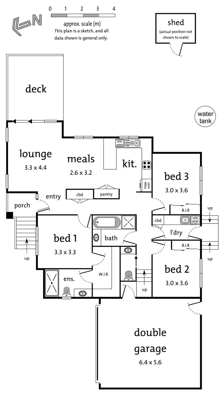 Floorplan of Homely house listing, 13A Queen Road, Lilydale VIC 3140
