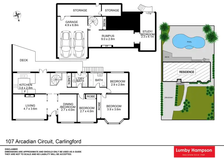 Floorplan of Homely house listing, 107 Arcadian Circuit, Carlingford NSW 2118