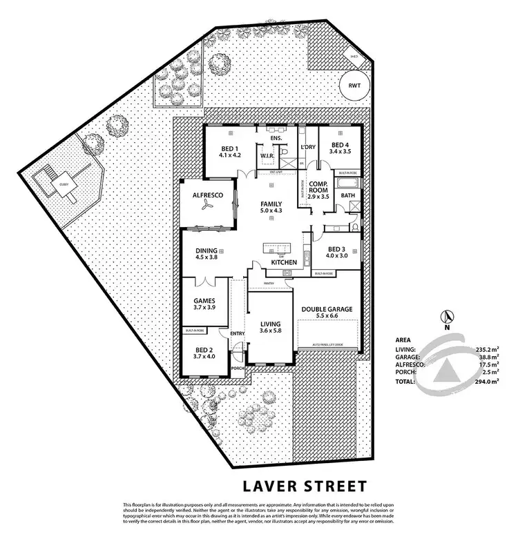 Floorplan of Homely house listing, 25 Laver Street, Mount Barker SA 5251