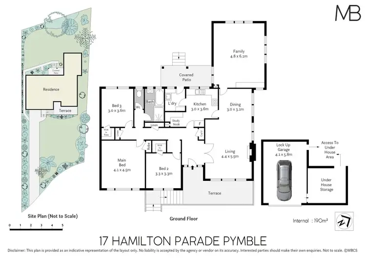 Floorplan of Homely house listing, 17 Hamilton Parade, Pymble NSW 2073