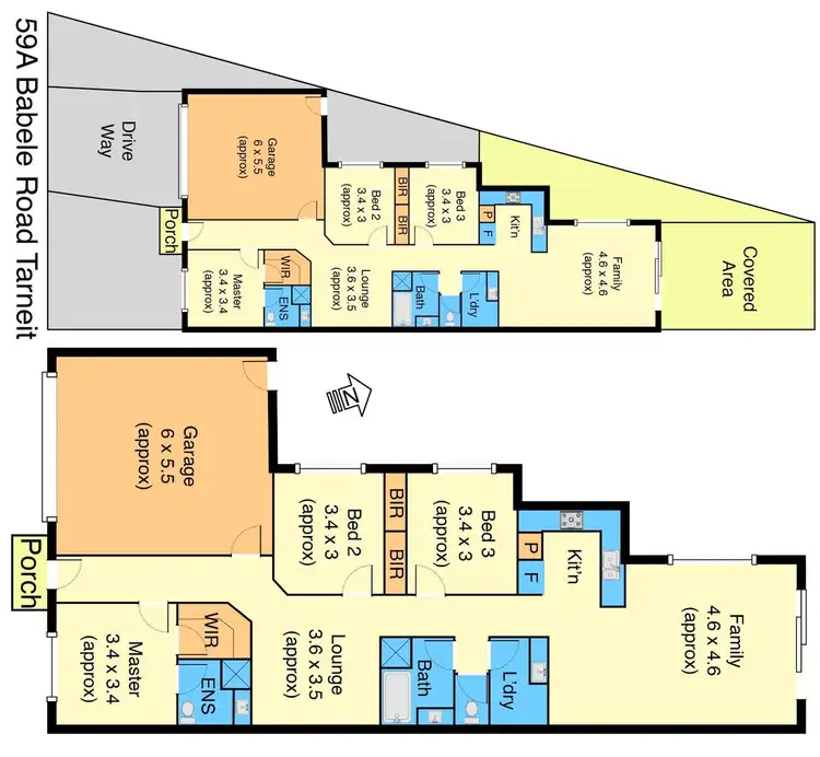 Floorplan of Homely house listing, 59a Babele Road, Tarneit VIC 3029