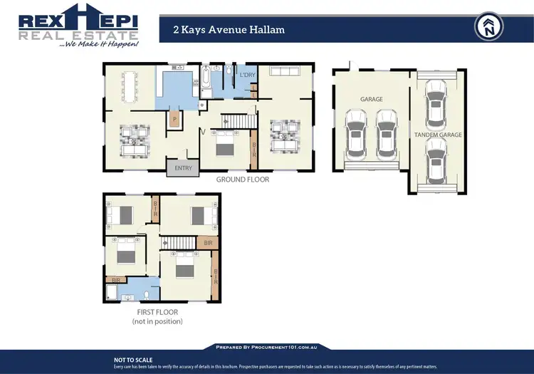 Floorplan of Homely house listing, 2 Kays Avenue, Hallam VIC 3803