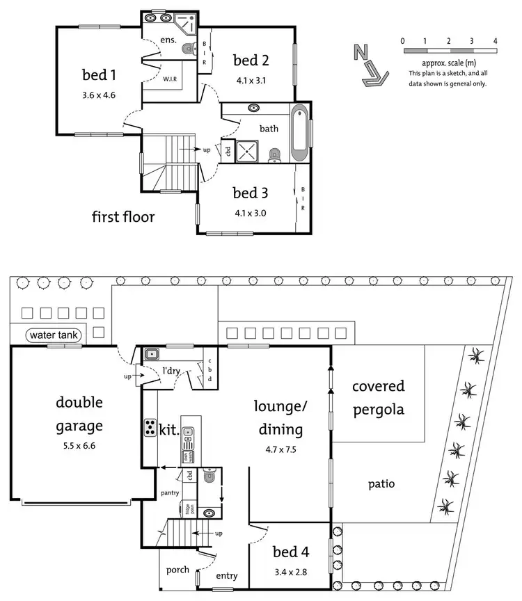 Floorplan of Homely townhouse listing, 2/119 Willow Bend, Bulleen VIC 3105