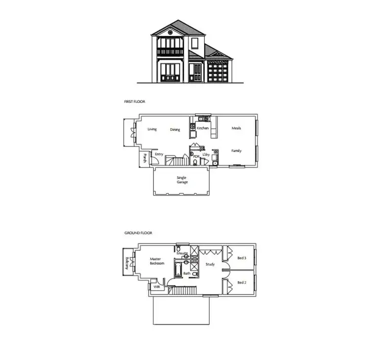 Floorplan of Homely house listing, 404 Morris Road, Tarneit VIC 3029
