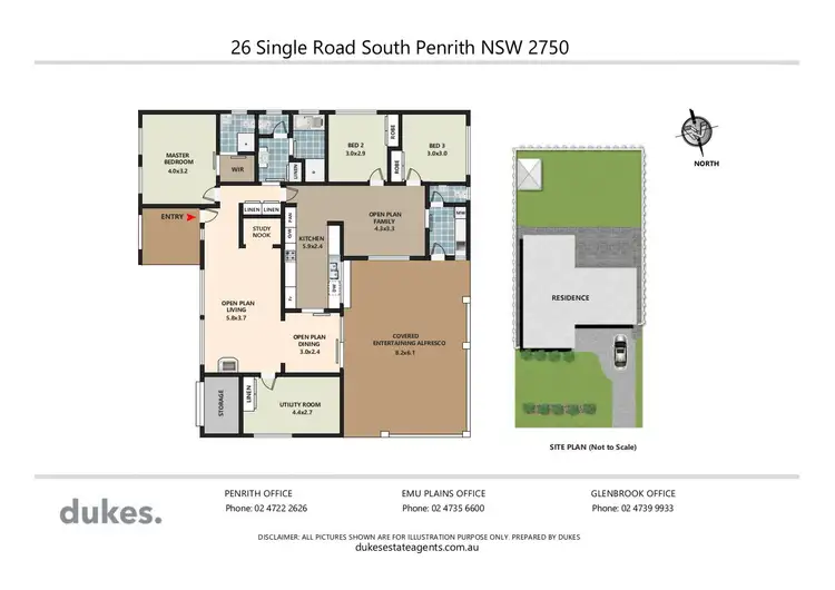 Floorplan of Homely house listing, 26 Single Road, South Penrith NSW 2750