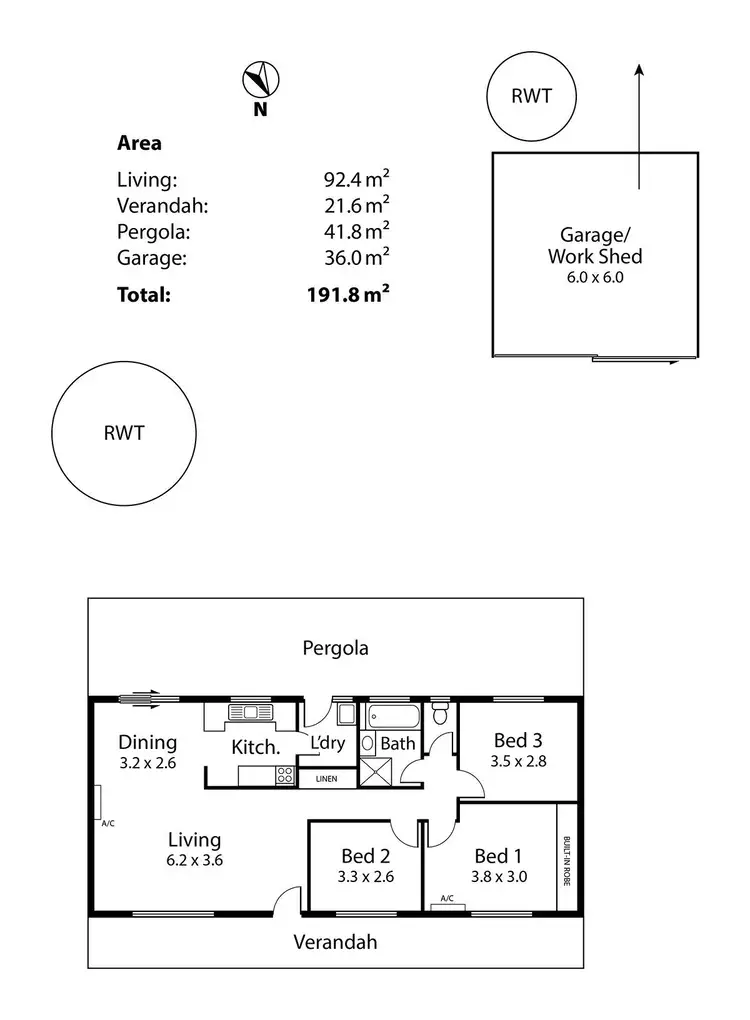 Floorplan of Homely house listing, 15 Cemetery Road, Callington SA 5254