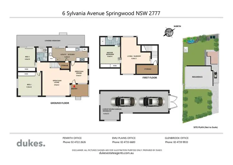 Floorplan of Homely house listing, 6 Sylvania Avenue, Springwood NSW 2777