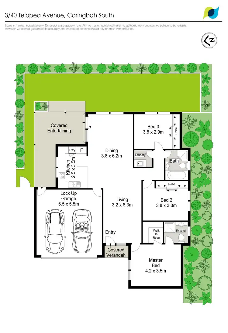 Floorplan of Homely villa listing, 3/40-42 Telopea Avenue, Caringbah South NSW 2229
