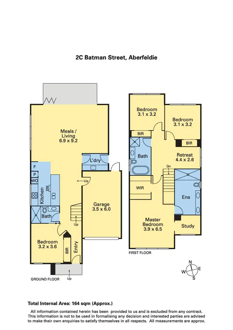 Floorplan of Homely townhouse listing, 2C Batman Street, Aberfeldie VIC 3040