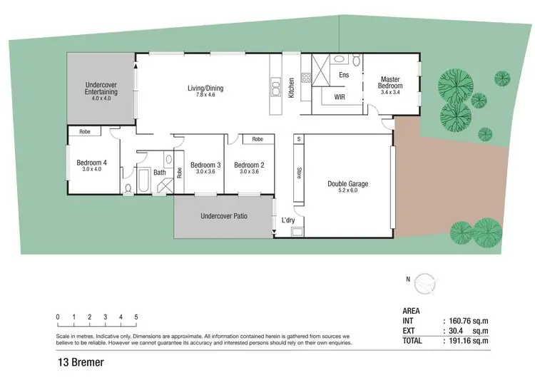 Floorplan of Homely house listing, 13 BREMER COURT, Bohle Plains QLD 4817