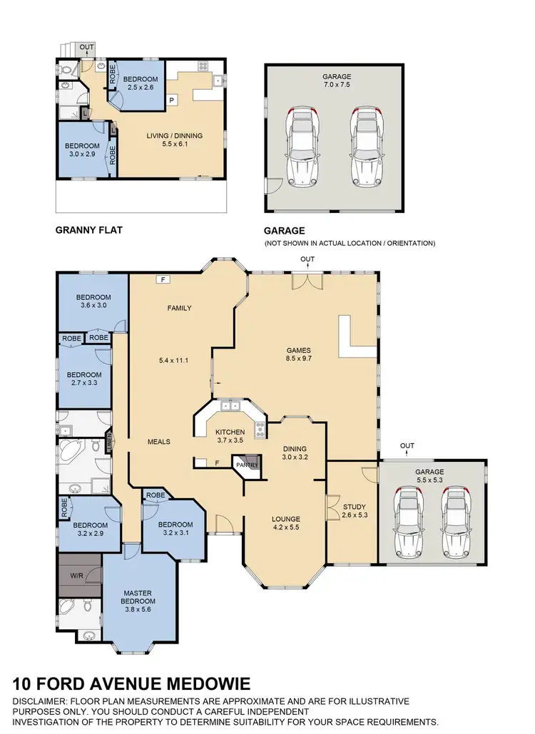 Floorplan of Homely house listing, 10 Ford Avenue, Medowie NSW 2318