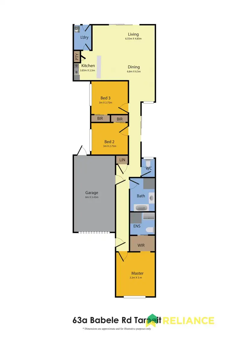 Floorplan of Homely house listing, 63A BABELE ROAD, Tarneit VIC 3029