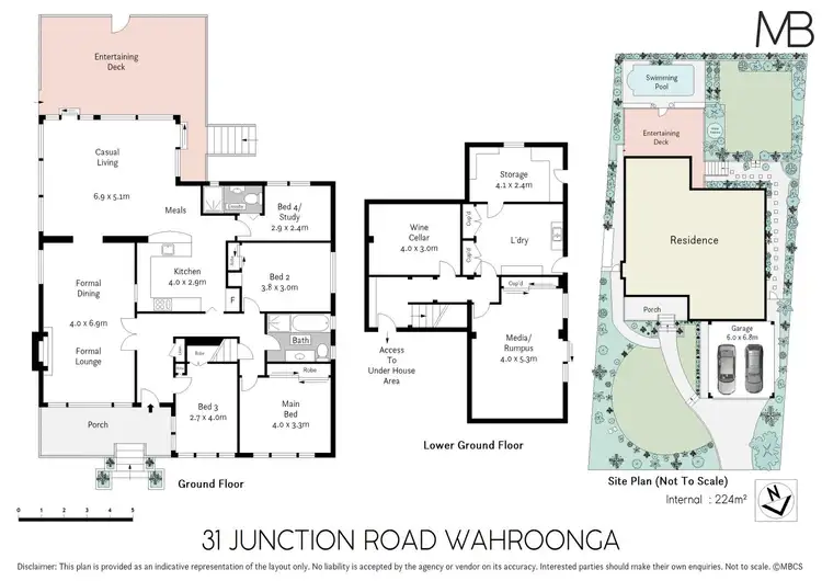 Floorplan of Homely house listing, 31 Junction Road, Wahroonga NSW 2076