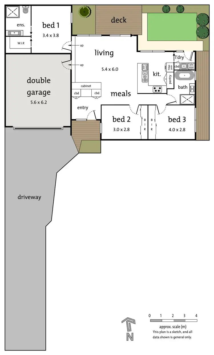 Floorplan of Homely unit listing, 2/15 Kerby Street, Eltham VIC 3095