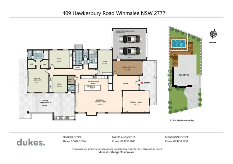 Floorplan of Homely house listing, 409 Hawkesbury Road, Winmalee NSW 2777