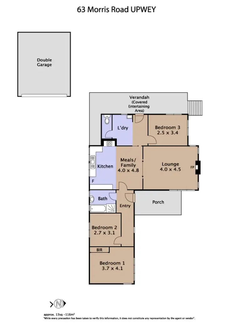 Floorplan of Homely house listing, 63 Morris Road, Upwey VIC 3158