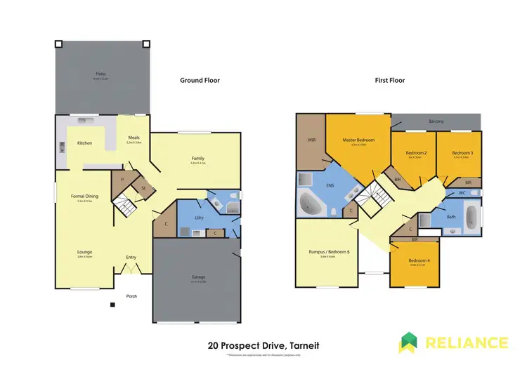 Floorplan of Homely house listing, 20 Prospect Drive, Tarneit VIC 3029