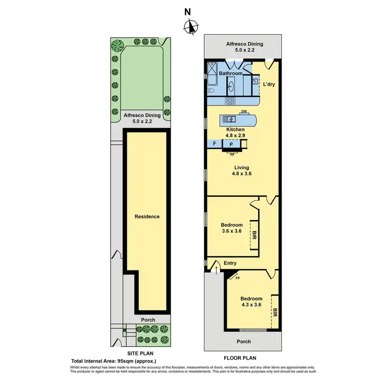 Floorplan of Homely house listing, 32 Bloomfield Road, Ascot Vale VIC 3032