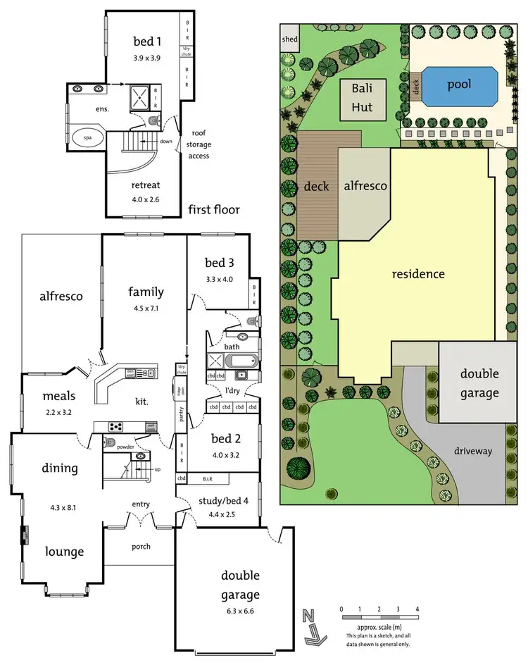 Floorplan of Homely house listing, 3 Tandarra Drive, Ringwood VIC 3134