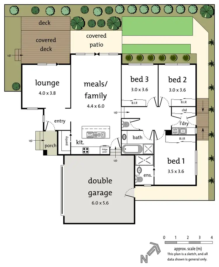 Floorplan of Homely townhouse listing, 3/17 Edith Avenue, Croydon VIC 3136