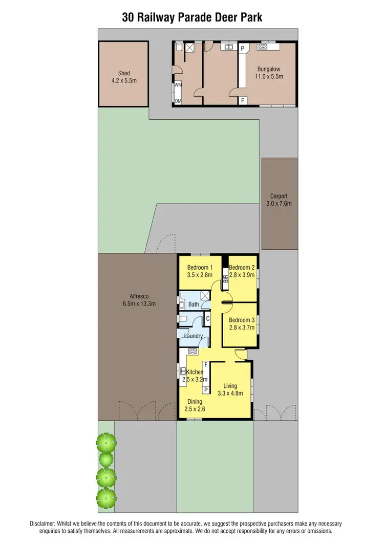 Floorplan of Homely house listing, 30 Railway Parade, Deer Park VIC 3023