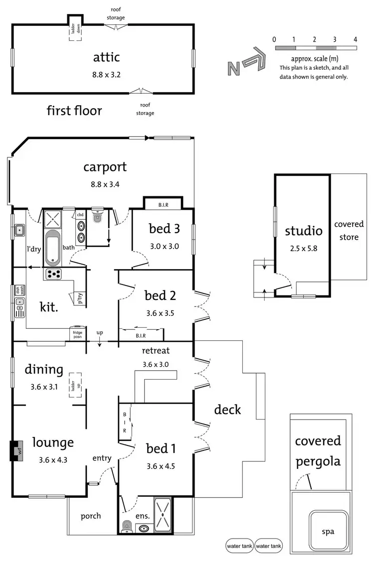 Floorplan of Homely house listing, 1A Allaware Avenue, Croydon VIC 3136