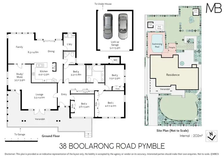 Floorplan of Homely house listing, 38 Boolarong Road, Pymble NSW 2073