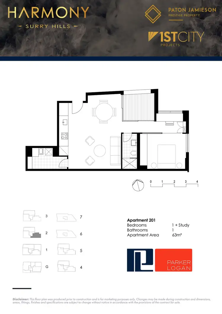 Floorplan of Homely apartment listing, 2.02/20 Mary Street, Surry Hills NSW 2010