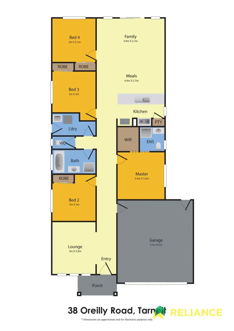 Floorplan of Homely house listing, 38 O'Reilly Road, Tarneit VIC 3029