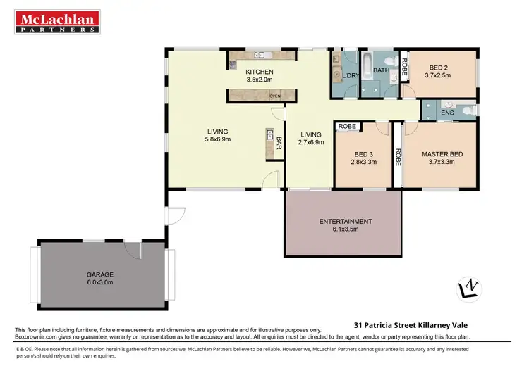 Floorplan of Homely house listing, 31 Patricia Street, Killarney Vale NSW 2261
