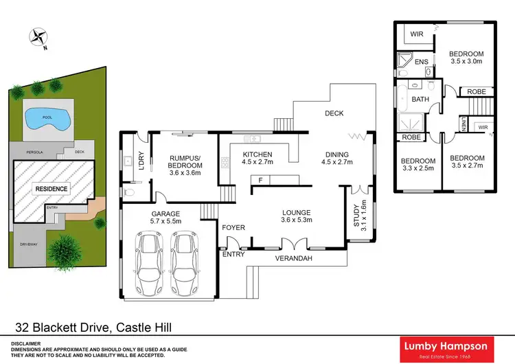 Floorplan of Homely house listing, 32 Blackett Drive, Castle Hill NSW 2154